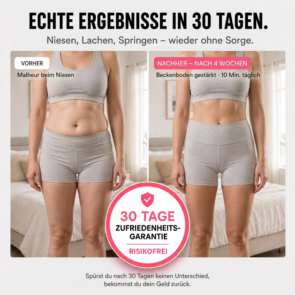 30 Tage Zufriedenheitsgarantie – Vorher/Nachher