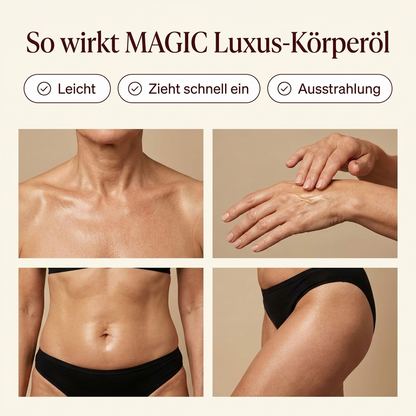 Anwendungsbereiche: Dekolleté, Hände, Bauch und Oberschenkel